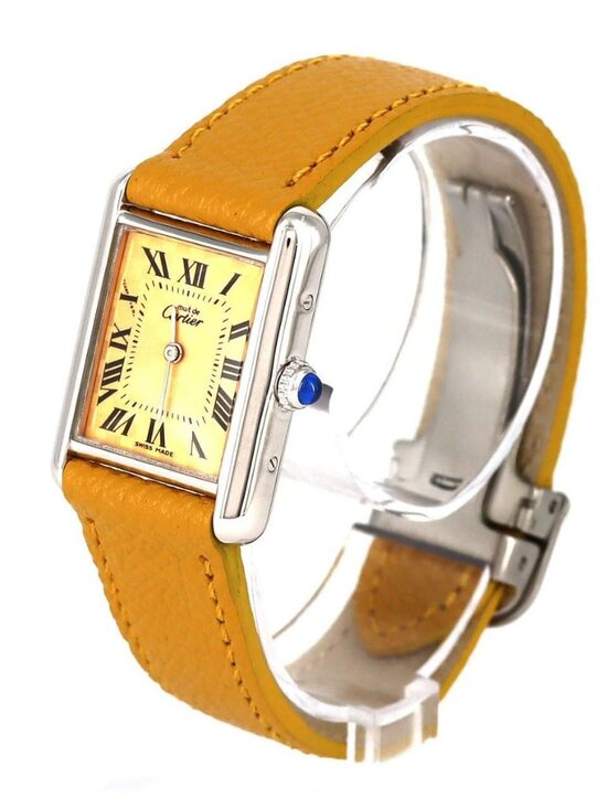 Cartier Must Tank SM Silver Quartz Bracelet Dial Color